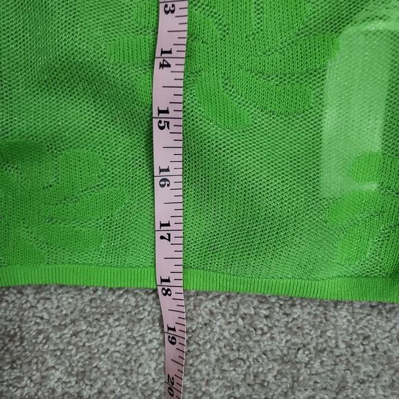 NWT Zara Long Sleeves Green Sheer Floral Top - Picture 11 of 11